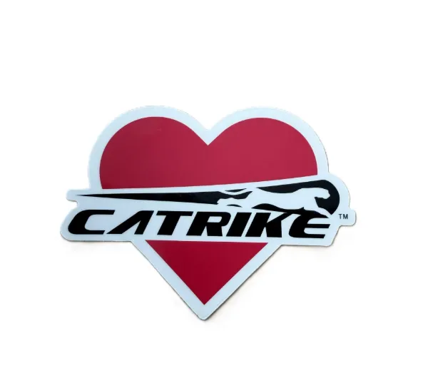 Red Heart With Black Catrike Logo