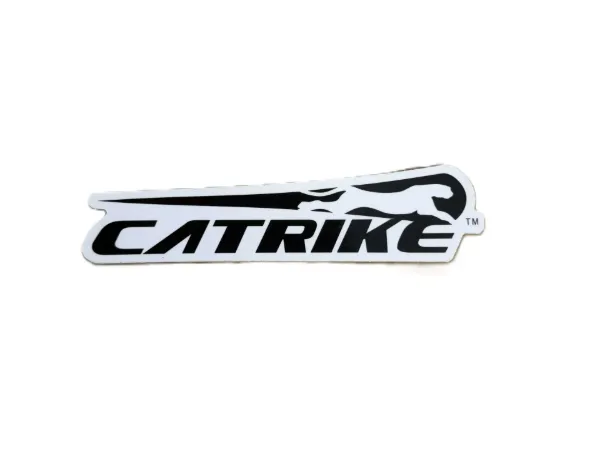 Black Catrike Word With Logo